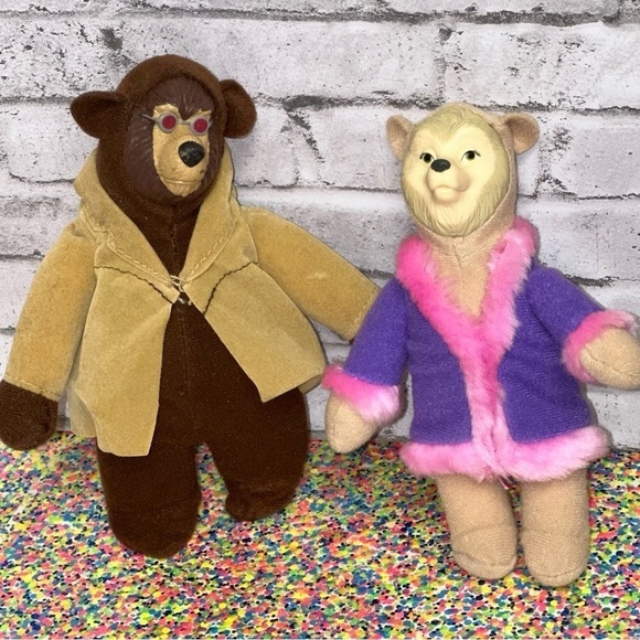 Vintage Disney The Country Bears  McDonald's Happy Meal Toys Plush Set of 3 - Picture 2 of 10